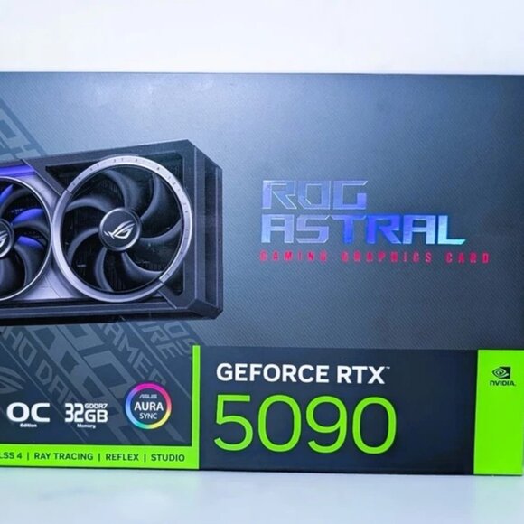 ASUS ROG ASTRAL GeForce RTX 5090 32GB OC GDDR7 BRAND NEW Free Same Day Shipping - Picture 1 of 3